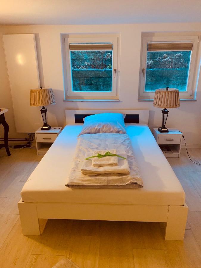 Souterrain Zimmer Mit Separatem Eingang Und Bad Düsseldorf Dış mekan fotoğraf